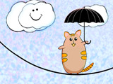 Fat cat On A Wire by bfrank, illustrations gallery