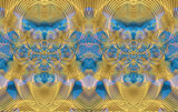 Gold and Blue Reminder by Flmngseabass, abstract gallery