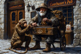 The Organ Grinder by casechaser, abstract->surrealism gallery