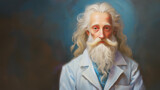 Wisdom in a Lab Coat #5 by Tzorben, computer-> a.i. gallery