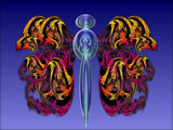 Caedes Fractal Butterfly by bfrank, abstract gallery