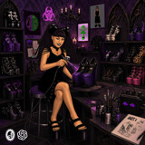 _/| Iris in her Studio |\_ by Jhihmoac, computer-> a.i. gallery