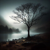 The Lone Tree by biffobear, computer->landscape gallery