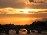 Sunset on Seine(Paris) # 2 by 89037, Photography->Skies gallery
