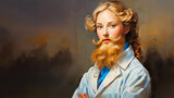 Wisdom in a Lab Coat #2 by Tzorben, computer-> a.i. gallery