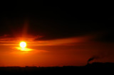 red sunset silhouettes by gaeljet2, Photography->Sunset/Rise gallery