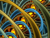 Stained Glass Ribbons 9 by lotuselan, Abstract->Fractal gallery