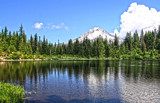 Mt. Hood from Mirror Lake by auroraobers, photography->mountains gallery