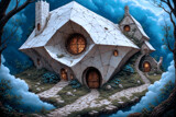 Home of a Hobbit Blue Blood by casechaser, abstract->surrealism gallery