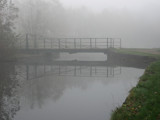 Swing Bridge In Mist by Novice, Photography->Bridges gallery