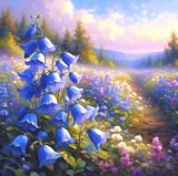 Bluebells by mesmerized, computer-> a.i. gallery