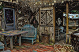 The Log House Patio by nanadoo, photography->still life gallery