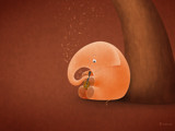 Little Elephant, Big Ukulele by vladstudio, illustrations->digital gallery