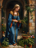 Gathering Herbs by danika, computer-> a.i. gallery