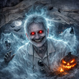 Happy "Fri(day)ghtening the 13th Day by Flmngseabass, computer-> a.i. gallery