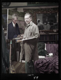 Painting a portrait of Arnold Genthe 1915 by rvdb, photography->manipulation gallery