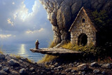 Metaphysical Solipsism and the Man on the Bridge by casechaser, abstract->surrealism gallery