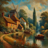 Flatford Mill by biffobear, computer->landscape gallery