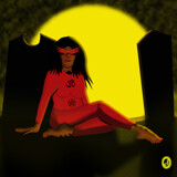 Frannie of the Night by Jhihmoac, illustrations->digital gallery