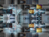 Panel Panic Fusion by Flmngseabass, abstract gallery