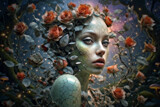 The Porcelain Rose by casechaser, computer-> a.i. gallery
