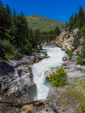 Natural Bridge Falls, Big Timber, Montana by Pistos, photography->waterfalls gallery