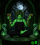 Medusa the Gorgon - AI by Jhihmoac, computer-> a.i. gallery