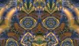 The Gold and Blue Conversion Factor by Flmngseabass, abstract gallery