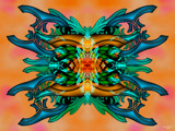 Fire Of The Orient by Flmngseabass, Abstract->Fractal gallery