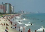 Myrtle Beach Crowd by Mvillian, Photography->Shorelines gallery