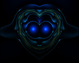 My Blue Heart by jazzilady, Abstract->Fractal gallery