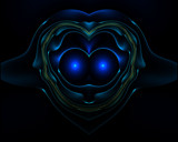 My Blue Heart by jazzilady, Abstract->Fractal gallery