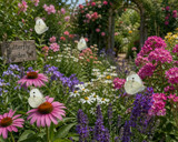 Butterfly Garden by tigger3, computer-> a.i. gallery