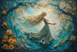 With Thoughts Blooming by casechaser, computer-> a.i. gallery