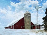 Winter Barn by Starglow, photography->manipulation gallery
