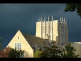 Looming Clouds Behind a Sunny Admissions Building by imbusion, photography->architecture gallery