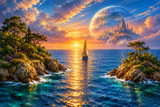 Sailing To Another World by mesmerized, computer-> a.i. gallery