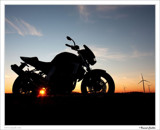 Eole and the bike by Cyspak, Photography->Sunset/Rise gallery