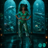 Agua @ the Aquarium - AI by Jhihmoac, computer-> a.i. gallery