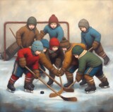 Playoff Hockey by mesmerized, computer-> a.i. gallery