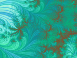 Teal Paisley by wintermoon, Abstract->Fractal gallery