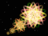 Moving foofy star by MarianaEwa, Abstract->Fractal gallery