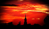 A Baptist Sunset Piercing the Sky! by nanadoo, photography->sunset/rise gallery