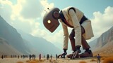 The Giant of Laboratory Technology #4 by Tzorben, computer-> a.i. gallery