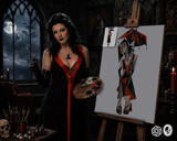 2D1ffr - Triple Self Portrait - AI by Jhihmoac, computer-> a.i. gallery