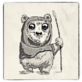 Ewok by bfrank, illustrations gallery