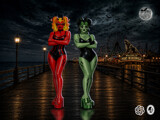 An Evening @ Port Werewolf - AI by Jhihmoac, computer-> a.i. gallery