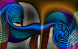 Twisted But No Shouting Allowed by Flmngseabass, abstract gallery