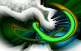 A Simple Green Mystery by Flmngseabass, abstract gallery