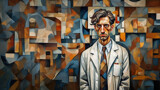 The Laboratory of Cubism #4 by Tzorben, computer-> a.i. gallery